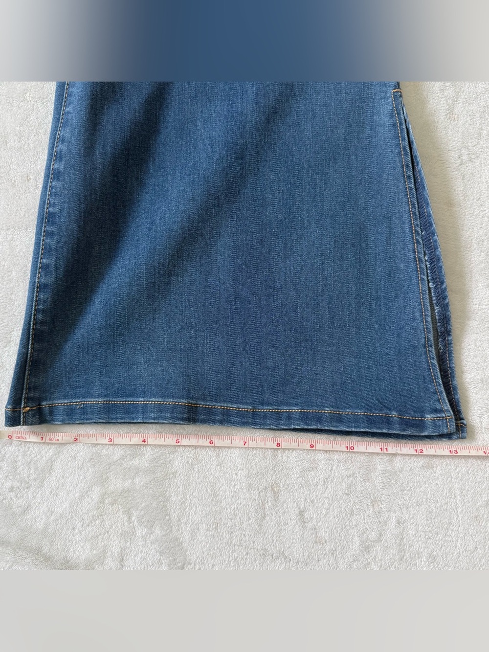 Fashion Nova Junk In The Trunk Light Wash Distressed Flare Jean Plus Size 22 NWT - Picture 11 of 16